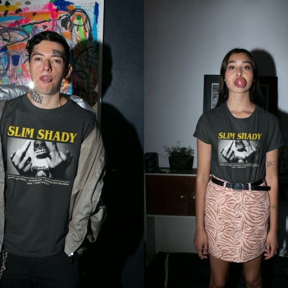 Eminem T-shirt - Slim Shady LP - Vintage - Hip Hop T-shirt - Slim Shady T Shirt - Picture 3 of 4
